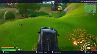 trying to get a dub with a hurt stummy  fortnite zero build solo [upl. by Yldarb271]