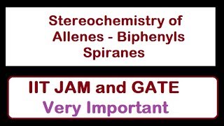 Stereochemistry of Biphenyls Allenes and Spiranes [upl. by Krid]