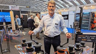 Seldéns new range of winches and winch handles presented by MatsUno Fredrikson at METSTRADE [upl. by Imoian]