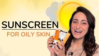 Best sunscreens for oily skin acne prone skin combination skin  Dermatologist recommends [upl. by Herzberg]