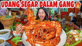 MUKBANG UDANG MEGA JUMBO SEPORSI 200 RIBU DI DALAM GANG SEMPIT [upl. by Marylin290]