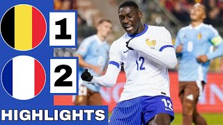 🔵Belgium vs France 12 Extended HIGHLIGHTS  UEFA Nations League [upl. by Artus]