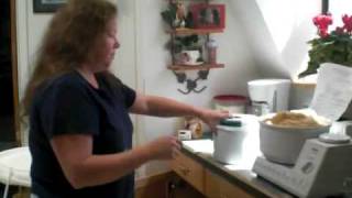 28 Making Fresh Ground Whole Wheat Bread [upl. by Osnola36]