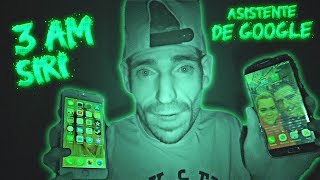 SIRI VS ASISTENTE DE GOOGLE A LAS 3 AM Se pelean por mi y termina muy mal [upl. by Eniledgam]