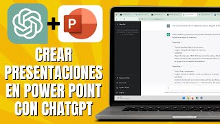 Cómo CREAR Presentaciones En Power Point Con ChatGPT [upl. by Mcmullan]