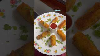 Crispy bread alo fingers food tasty recipe tastycooking easyrecipe trending cooking shorts [upl. by Norvun362]