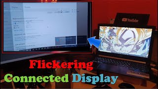 Monitor flickering When connected to Laptop [upl. by Nyleek]