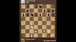 Anatoly Karpov vs Lubomir Ftacnik • Chess Olympiad  Greece 1988 [upl. by Silvio172]