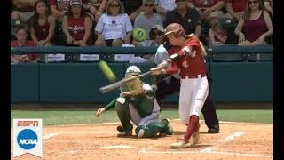 FSU Softball 4 Home Runs in a Row vs South Florida [upl. by Airdni]