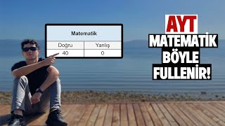 FULLEYENİN GÖZÜNDEN AYT MATEMATİK DENEME ÇÖZÜMÜ [upl. by Kosse190]