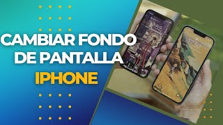 COMO CAMBIAR EL FONDO DE PANTALLA DE IPHONE 📱 [upl. by Schoenfelder]