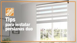 ¿Cómo instalar persianas duo  Decoración [upl. by Serilda112]