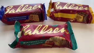 🎄 Winterkuchen from Bahlsen three christmas flavors taste test [upl. by Latin]