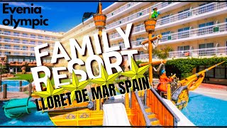 Hotel tour Lloret de mar spain  evenia olympic resort 4 [upl. by Gennie]