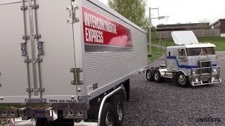 RC TRAIL TAMIYA GLOBE LINER amp SEMI TRAILER [upl. by Lamoree60]