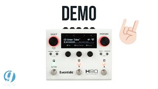 Eventide H90 Multi EFFECTS Pedal Demo NO talking eventide guitarpedals [upl. by Ley32]