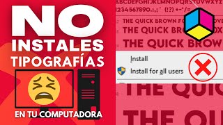 🆎 Usa fuentes y tipos de letras sin instalarlas en tu computadora [upl. by Alodee181]