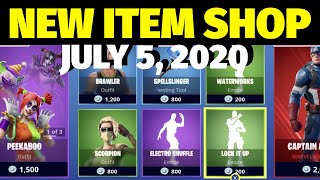 Fortnite New Item Shop Update  July 5 2020  Fortnite Battle Royale [upl. by Notirb865]