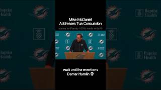 Mike McDaniel has no filter 😳 tuatagovailoa mikemcdaniel miamidolphins nfl nflnews [upl. by Moishe]