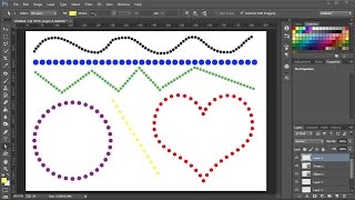 How to Make Dotted Lines in Adobe Photoshop [upl. by Arun157]