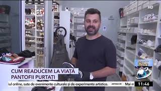 Reportaj Antena 3  Numai de Bine  Cum readucem la viata pantofii purtati [upl. by Gereron]