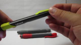 Maped Gom Pen Vintage and Current Model Review Part 1 of 2 [upl. by Ahseal]