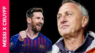 DE COLECCIÓN Lionel Messi explicado por Johan Cruyff [upl. by Quarta]