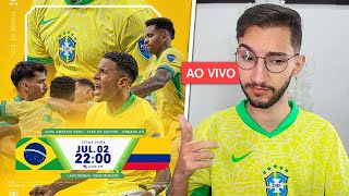 🚨AO VIVO ESQUENTA PRA BRASIL X COLÔMBIAI Copa América🏆 [upl. by Berliner]