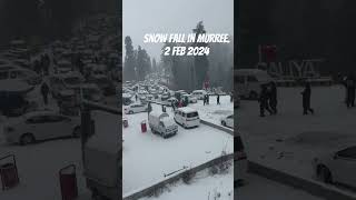 murree weather today Snow fall in murree snowfall winter snow skiing winterwonderland [upl. by Wrigley776]