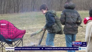 Cub Scouts test skills in Klondike Gold Rush inspired competition [upl. by Elnukeda]