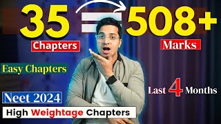 Score 500 Marks From 35 Chapters  High Weightage Chapters to Score 500 Marks in Neet 2024 [upl. by Atteras122]