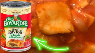 Chef Boyardee HACK vs Italian Style Which is Better [upl. by Nosak]