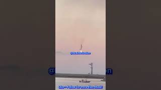 Watch Elon Musk’s SpaceX Starship booster land and get caught by the “mechazilla” launch tower [upl. by Eniladam86]