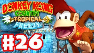 Donkey Kong Country Tropical Freeze  Gameplay Walkthrough Part 26  World 6 Blurry Flurry 100 [upl. by Anema87]