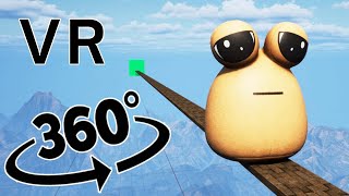 Pou Pou Pou Chase you But its 360 degreee video  4K RTX [upl. by Neirol]