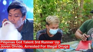 Pilipinas Got Talent finalist Mark Joven Olvido arrested again for drug peddling in Laguna [upl. by Nosnibor]