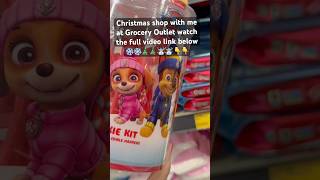 Paw patrol Christmas diy kit grocery outlet shop with me pawpatrol christmas shorts ❄️☃️🎄❤️🍪⬇️ [upl. by Inattyrb]