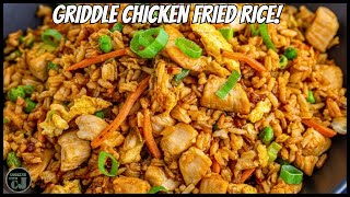 The ULTIMATE GRIDDLE Chicken Fried Rice [upl. by Naraa]