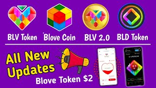 BLV20 or BLD Exchange Listing New Update  Blove token Listing 2  Blove network update [upl. by Socem]