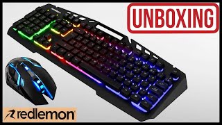 Unboxing  Teclado Gamer Redlemon [upl. by Bernetta612]