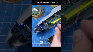 CC177  C17A Globemaster III Revell 1144 LED WiFi Part 27 diy scalemodels modelaviation [upl. by Kirby]