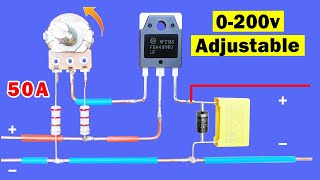 DC Voltage controller circuit How to make voltage regulator using IGBT [upl. by Boudreaux]