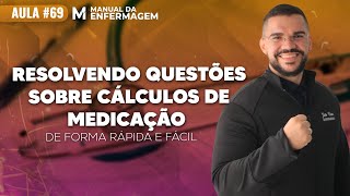 RESOLVENDO QUESTÕES DE CONCURSO SOBRE CÁLCULO DE MEDICAÇÃO banca FGV LIVE69 [upl. by Ahsenik499]