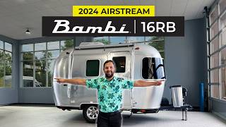 Smallest Airstream Travel Trailer  2024 Bambi 16RB Walkthrough Tour [upl. by Iain]