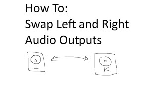 HOW TO SWAP LEFT AND RIGHT AUDIO OUTPUT [upl. by Struve]