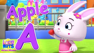 Phonics Song  Alphabet Song For Babies  Nursery Rhymes and Baby Songs  Kids Songs With Loco Nuts [upl. by Avrenim]