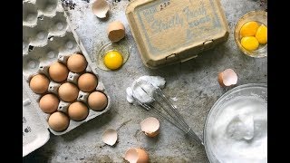 THE FUNCTION OF EGGS IN BAKING  whole eggs egg whites egg yolks [upl. by Ayocal]