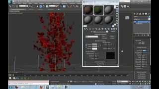 how to make tree in 3ds max using hair and fur tutorial [upl. by Athal230]