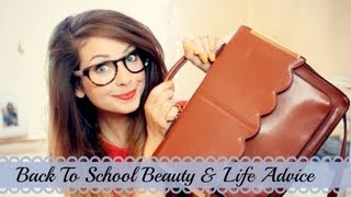 Back To School Beauty amp Life QampA  Zoella [upl. by Adnowal911]