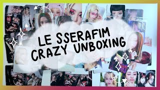 Le Sserafim Crazy Album Unboxing [upl. by Hadria]